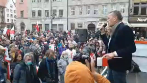 MARSZ O WOLNOŚĆ - Stop Plandemii Antycovidowy protest Wrocław