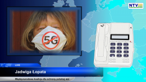 GLOBALNY PROTEST STOP 5G - Jadwiga Łopata i Julian Rose