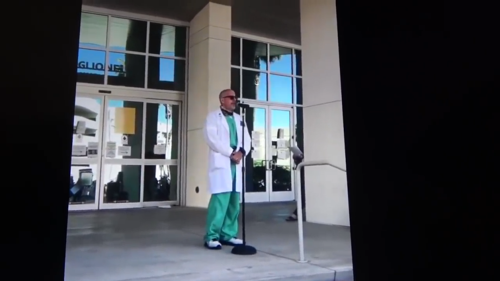 Kalifornijski lekarz w imieniu wielu pracowników medycznych mówi prawdę o pandemii