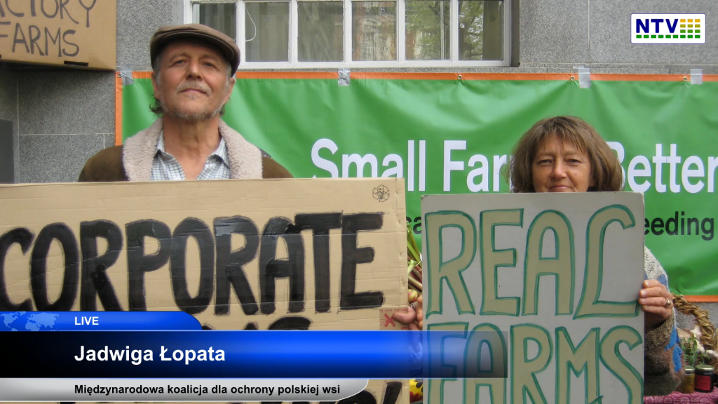 Żywność od rolników, COVID od korporacji i polityków – Jadwiga Łopata i Julian Rose