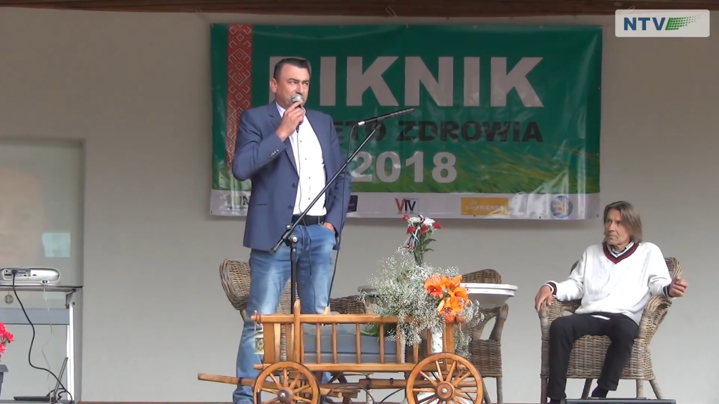 Piknik Święto Zdrowia – Sośnie 2018 – Marian Fiedorowicz, Klaudiusz Kulas, Andrzej Sokołowski, Marcin i Lena