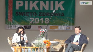 Piknik Święto Zdrowia - Sośnie 2018 - Marta Dul i Janusz Nawolski