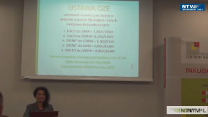 Joanna Tabaka - Fotowoltaika i produkcja energii - nagranie archiwalne 2013 rok