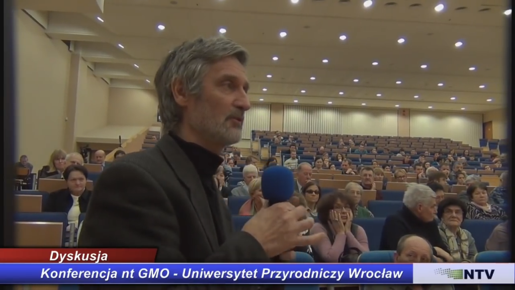 Konferencja n/t GMO - Uniwersytet Przyrodniczy we Wrocławiu - Archiwum 04.02.2013, cz.2.