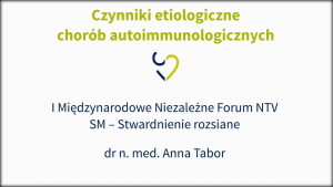 Niezależne Forum SM - dr n. med. Anna Tabor - 24.02.2015