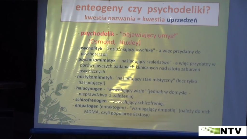 Czego mogą nas nauczyć Enteogeny - dr Krzysztof Kolecki - 7.07.2015